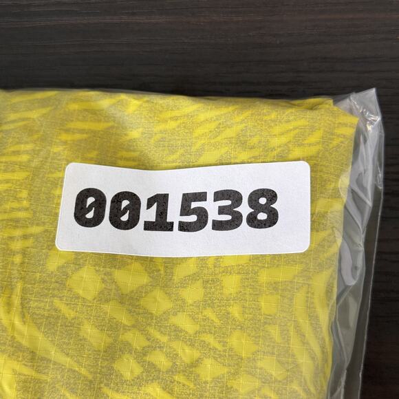 Vintage Adidas Equipment Jacket Mens Medium Zip Up Windbreaker Retro 90s Yellow - Picture 12 of 12